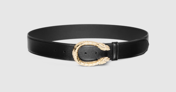 GUCCI レディース　ベルト　Dionysus ディオニュソス Dionysus wide belt in black leather | GUCCI® US