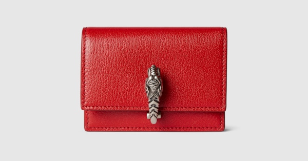 小物 GUCCI ディオニュソス〕スモール ウォレット ・レッド レザー | GUCCI公式