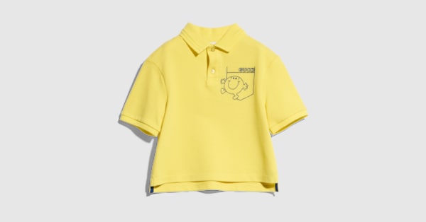 yellow برونق Baby polo shirt with embroidery | GUCCI® AE