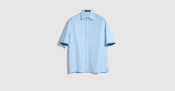 ポムポム様☆GUCCI コットン　シャツ　ブラウス☆ コットンモスリン ホースプリント ボウタイシャツ ブラウス コットン