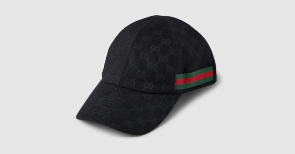 GG baseball hat with Web in black | GUCCI® US