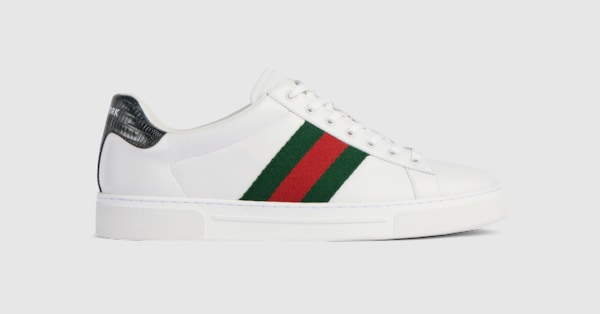 Men's Gucci Ace sneaker in white leather | GUCCI® US