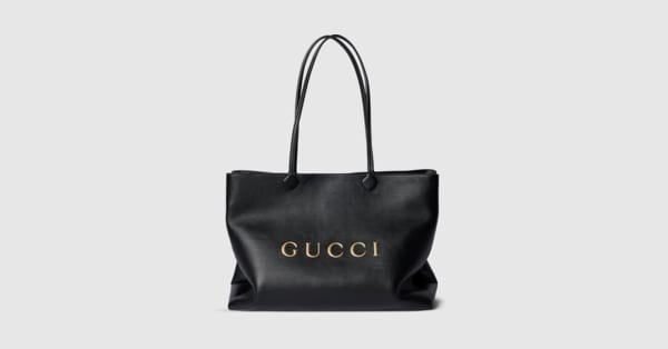 グッチ NY ラージ トートバッグ ・ブラックレザー | GUCCI公式