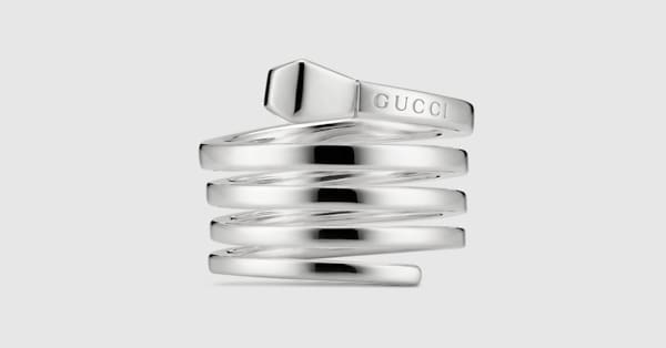 Chiodo multi-row ring in 925 sterling silver | GUCCI® US