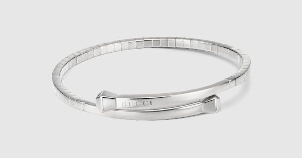 グッチ キオード〕フレキシブル バングル ブレスレット ・スターリング
