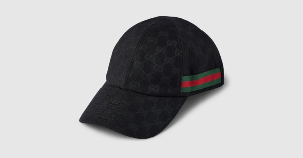 GG baseball hat with Web in black | GUCCI® INT