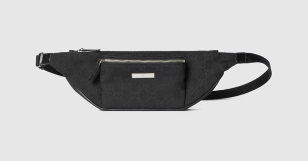 【T.Iさん専用】GUCCI ベルトバッグ メンズバッグ ショルダーバッグ グッチ フラットパック スモール ベルトバッグ ・ブラック GG