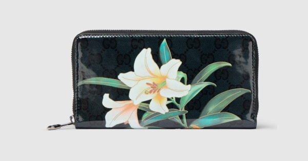 Gucci x 安藤七宝店 日本限定 ジップアラウンドウォレット ・ブラック