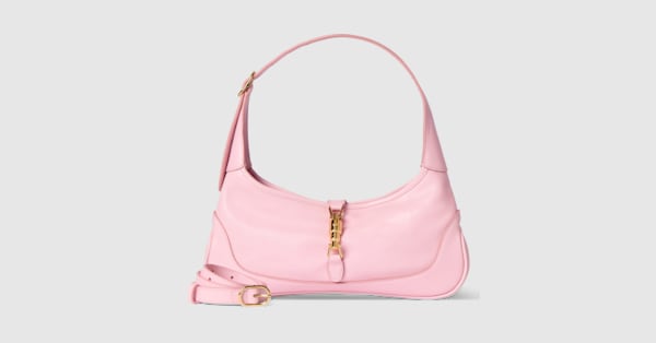 み*の様 美品☆希少正規品✨GUCCIショルダーバッグ ジャッキー スリム〕ミディアム ショルダーバッグ ・ライトピンク