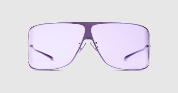 マスクフレーム サングラス ・パープル | GUCCI公式