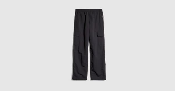 Froissé nylon faille cargo pants in black | GUCCI® ZA