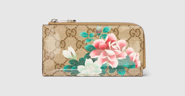 Gucci x 安藤七宝店 日本限定 カードケース ・サンド＆ブラウン GG