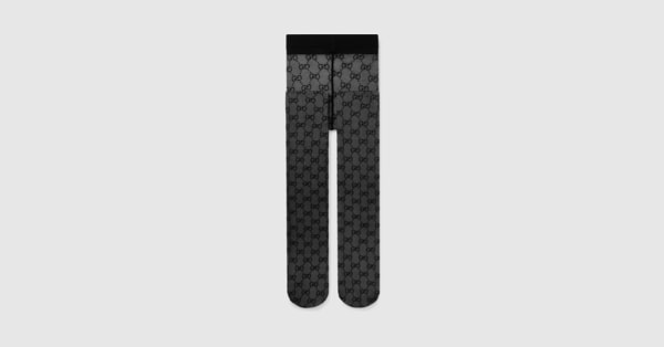 GG stretch nylon tights in black | GUCCI® ZA