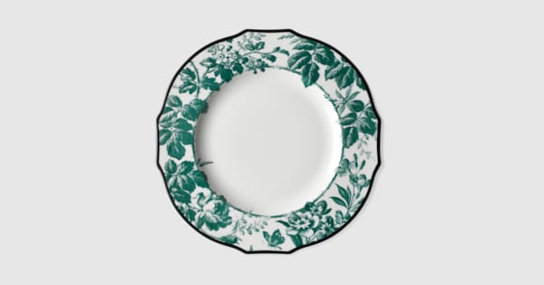 Herbarium dinner plate, set of two in green Herbarium | GUCCI® US