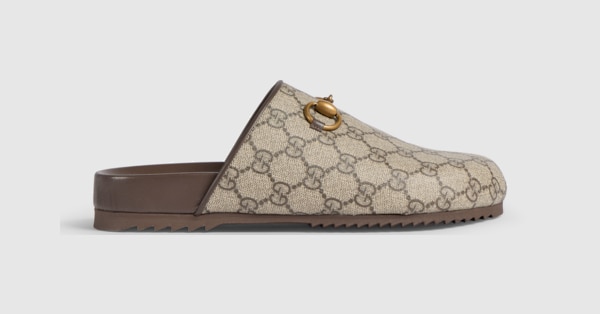 Women's mule with Horsebit in GG Supreme | GUCCI® US