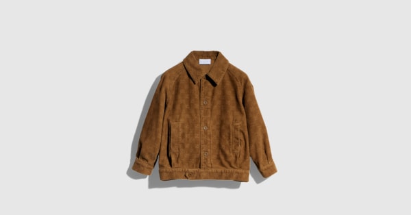 チルドレンズ〕プリント コーデュロイ ジャケット ・ブラウン | GUCCI公式