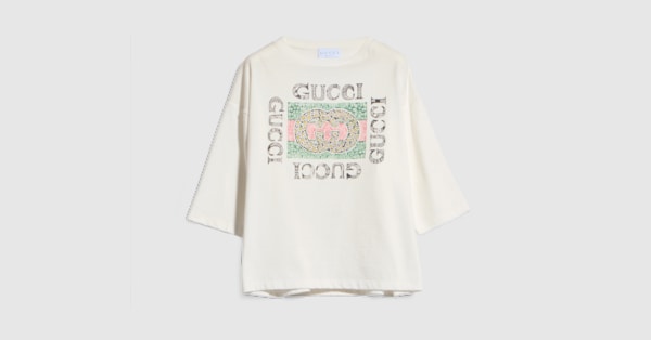 チルドレンズ〕ヒグチユウコ プリント コットン Tシャツ ・ホワイト