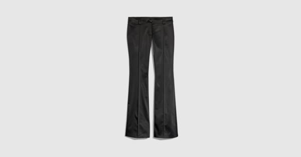 ストレッチアセテート ダッチェスパンツ ・ブラック | GUCCI公式