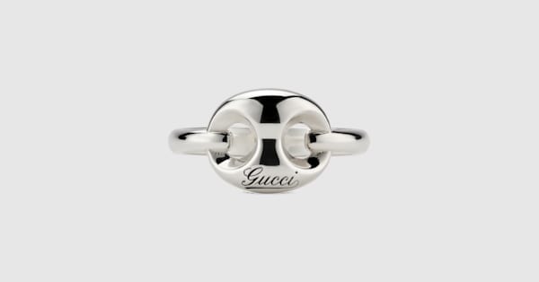 Gucci Marina Chain ring in 925 sterling silver | GUCCI® US