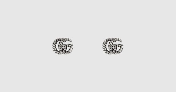 Double G Earrings In 925 Sterling Silver | GUCCI® US