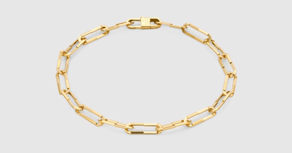 Gucci Link to Love 18k bracelet in 18k yellow gold | GUCCI® US