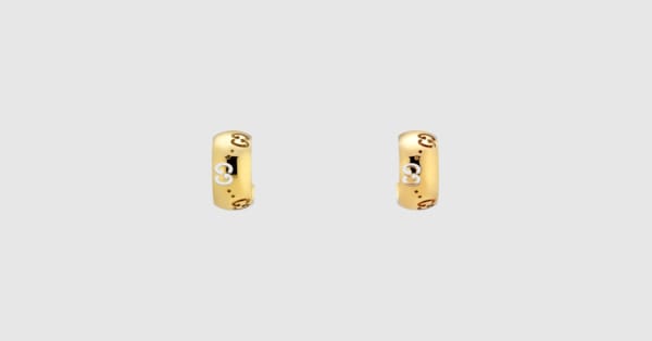アイコン〕GG 18K フープピアス ・18K イエローゴールド | GUCCI公式