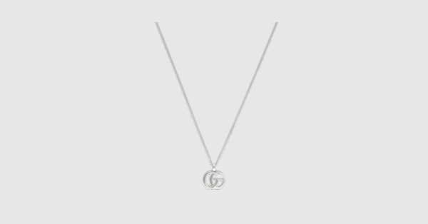 ダブルG ペンダント ネックレス ・スターリングシルバー | GUCCI公式