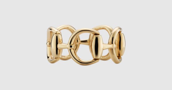 ヒ*ヒ様 グッチ スカーフリング ホースビット (北5955) ホースビット〕18K リング ・18K イエローゴールド | GUCCI公式