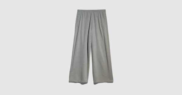 Cotton cashmere jersey leisure pants in grey | GUCCI® NL
