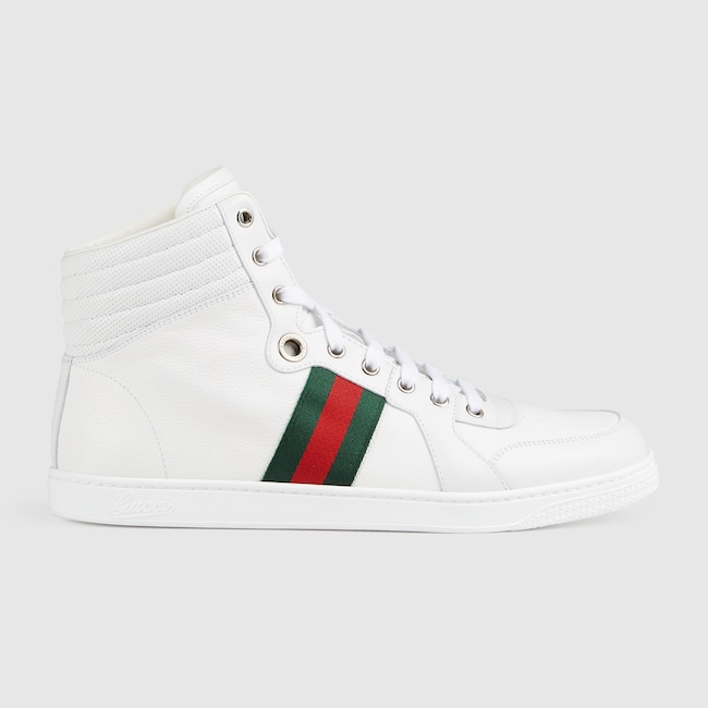 basket blanche femme gucci