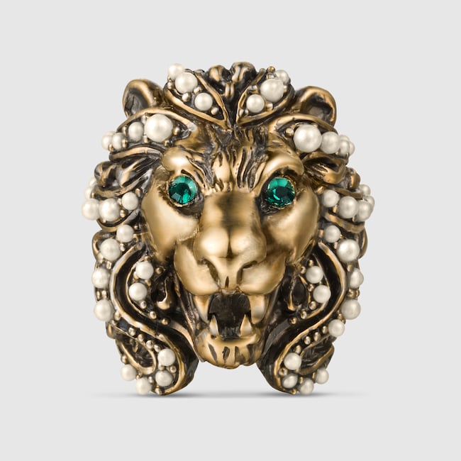 anello gucci leone anello gucci leone