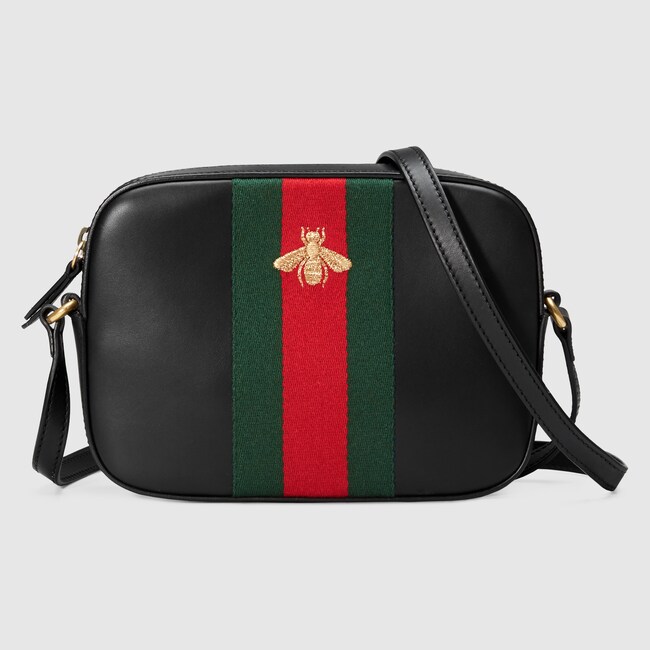 Leather Shoulder Bag Gucci 412008cvlbt1079