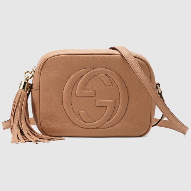 Soho Small Leather Disco Bag In Rose Beige Gucci Women S Soho Small Leather Disco Bag In Rose Beige Gucci Women S Shoulder Bags
