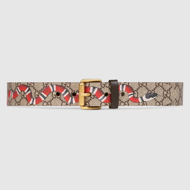 gucci print belt