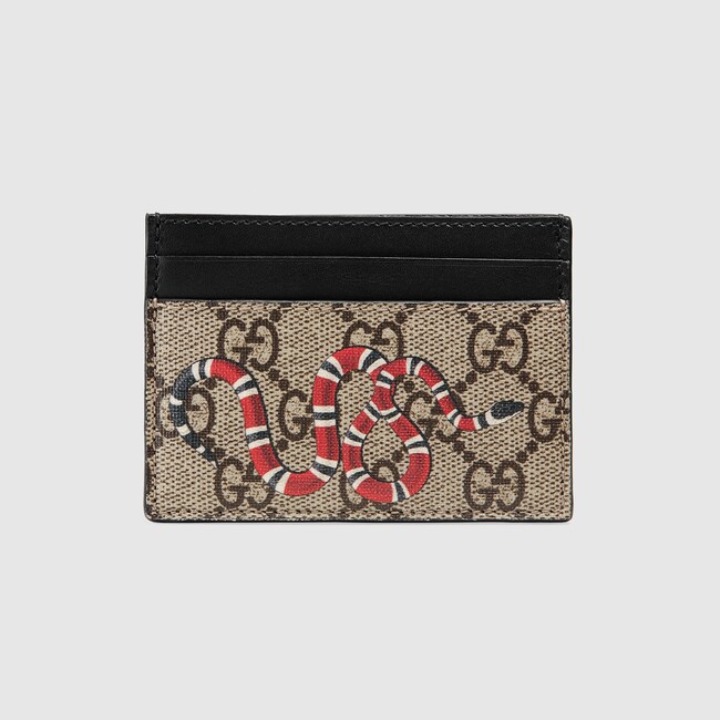 gucci small gg supreme canvas wallet
