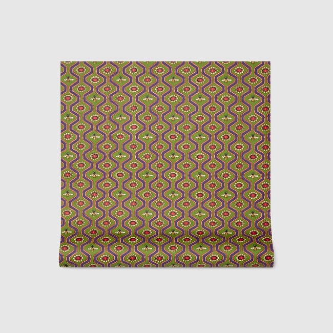 Gucci Tapete 488603 ZAT01 3110 001 100 0000 Light Tapete mit PearlEyes Print - Gucci Tapete