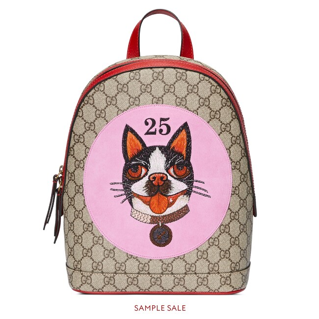 gucci backpack cat