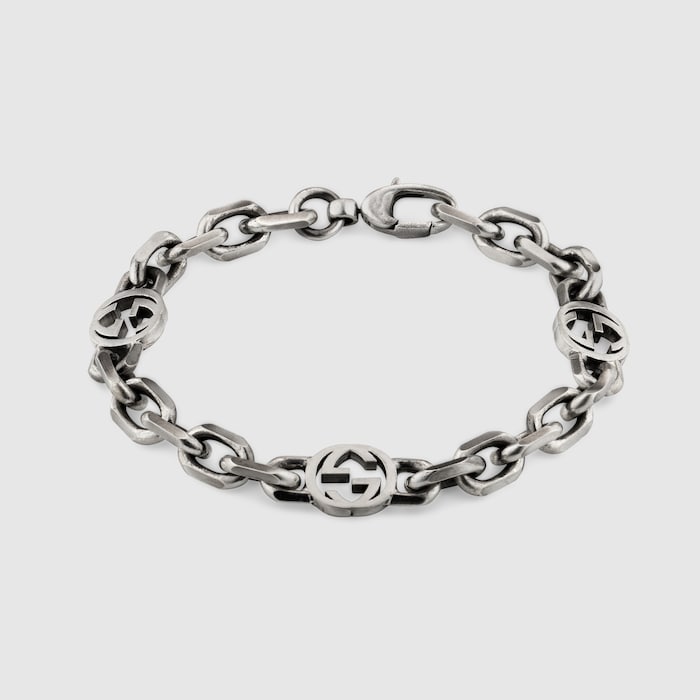 Old Gucci Flat Link Bracelet グッチシルバー925