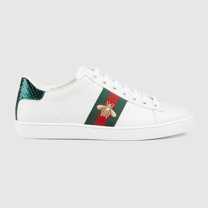 White Women's Ace Embroidered Trainers | GUCCI® RO