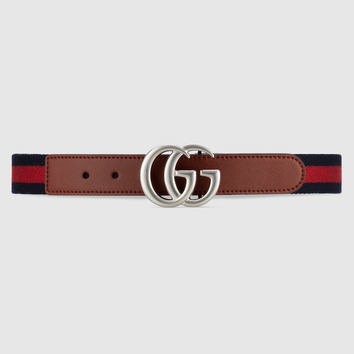 ✨美品✨GUCCI グッチ　GGロゴ レザーベルト　ゴールド×シルバー　ブラウン ベルト レザー バックル ロゴ シルバー金具 70/28 茶色 ブラウン