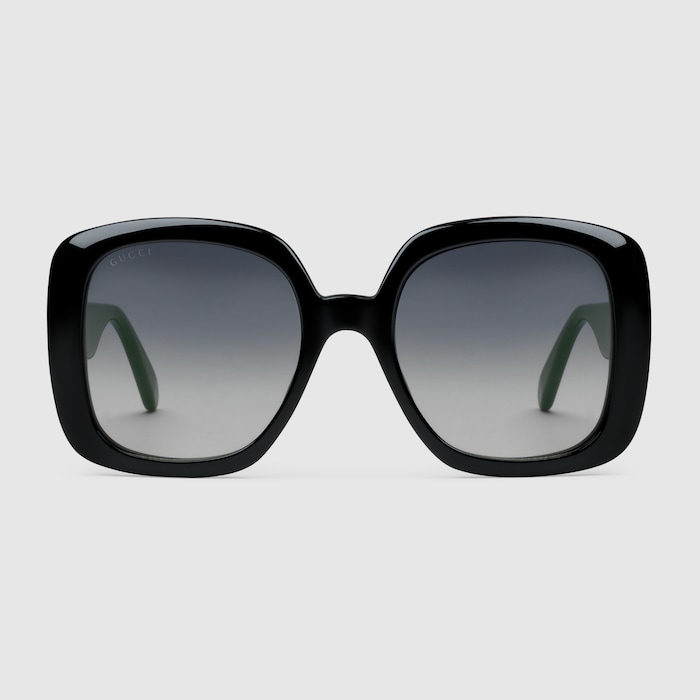 サングラス Gg1862s Sunglasses - Gucci - Acetate - Black Gucci GG1862S 004 Black Sunglasses for Woman – LookerOnline