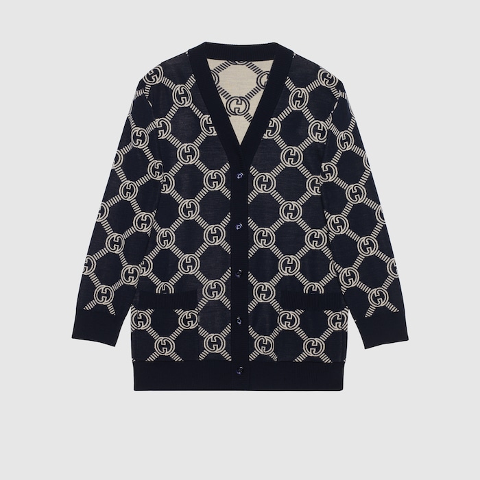 【未使用タグ付き】GUCCI コントラスト ディテール カーディガン ジャケット 3033002915062719_01_7395.jpeg