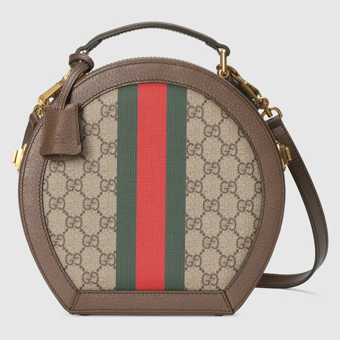 ウェブ ストライプ付き Gucci Savoy エクストラスモール ハットケース  