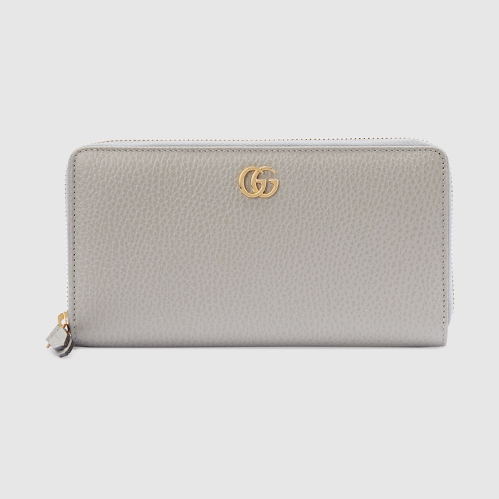 GUCCI 二つ折り財布 赤 グレー GUCCI 二つ折り財布