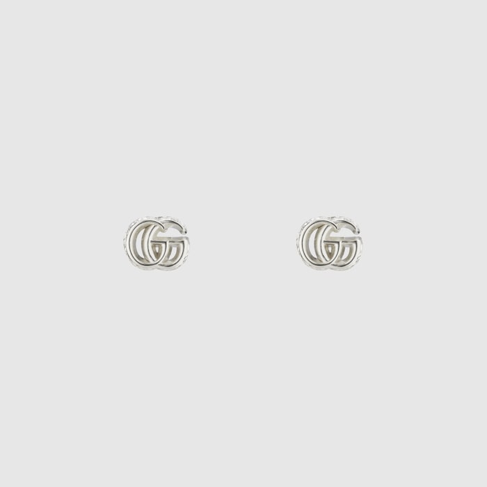 【廃盤美品】GUCCI ダブルGロゴ フック シルバーピアス　片耳 colemo_ybd770758001