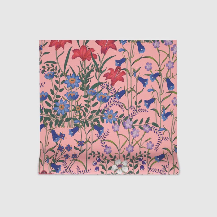 グッチ デコールフローラ プリント ウォールペーパー（壁紙） | GUCCI® JP