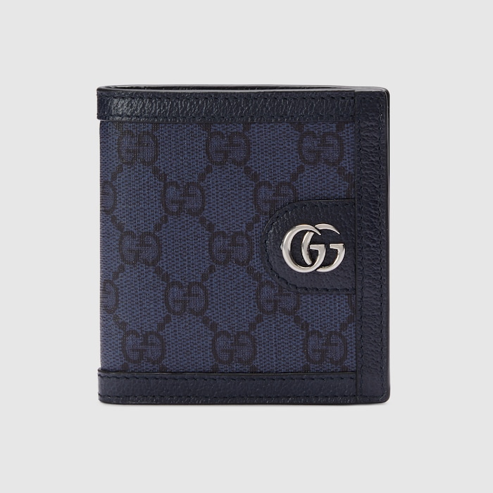 折りたたみ財布 GUCCI OPHIDIA BIFOLD WALLET Ophidia bi-fold wallet in black soft leather | GUCCI® US