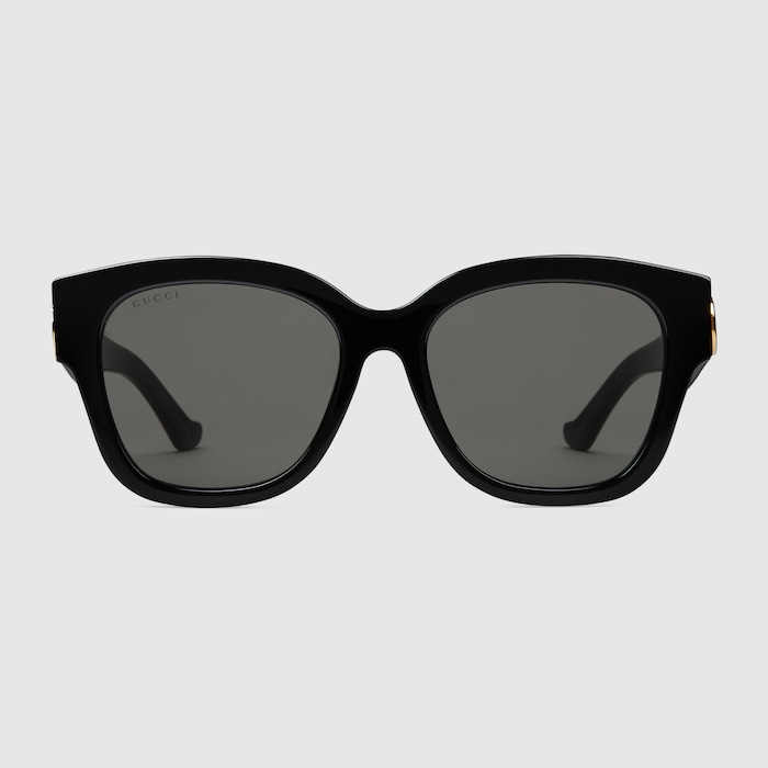 GUCCI ブラック ラウンド型 サングラス 778270_J0740_1012_001_100_0000