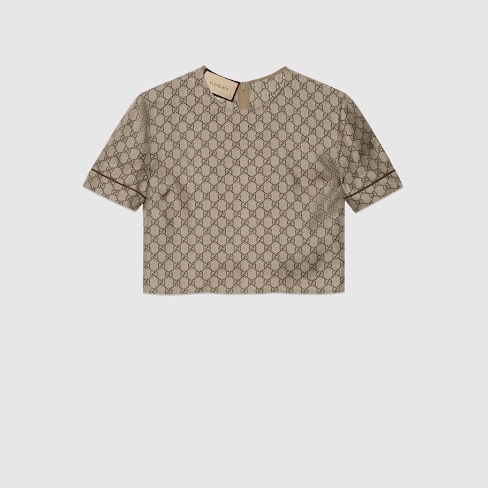 Tシャツ・カットソー GUCCI FW25 Printed silk shirt (837642Z7AS0 9229) 772401_ZANRP_2237_001_100_0000