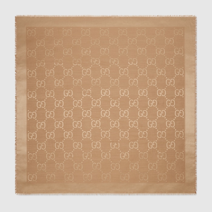 スカーフ GUCCI SCARF (6636713GC43 4068) 663671_3GC43_9800_001_100_0000